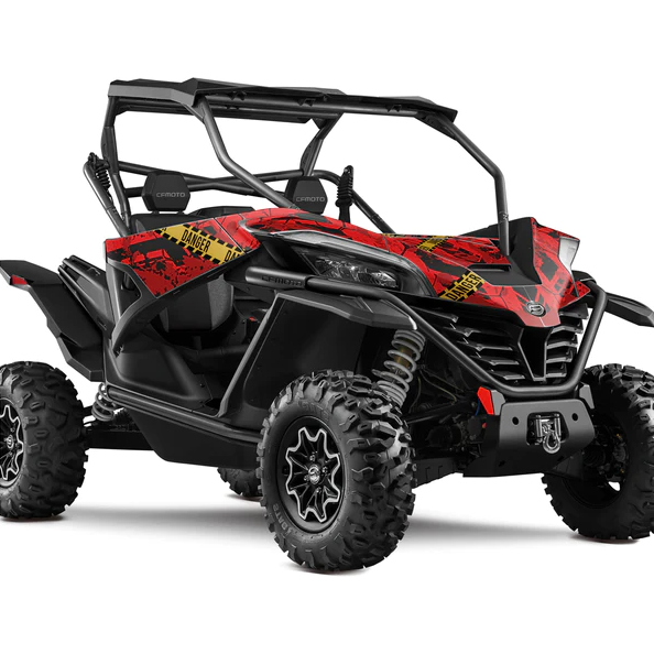 Dekalkit CFMOTO ZFORCE 1000 SPORT Röd - ÖREBRO MC SERVICE