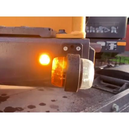 LEDSON Hide-away LED-blixtljus (ECE R65) Orange 35mm - ÖREBRO MC SERVICE