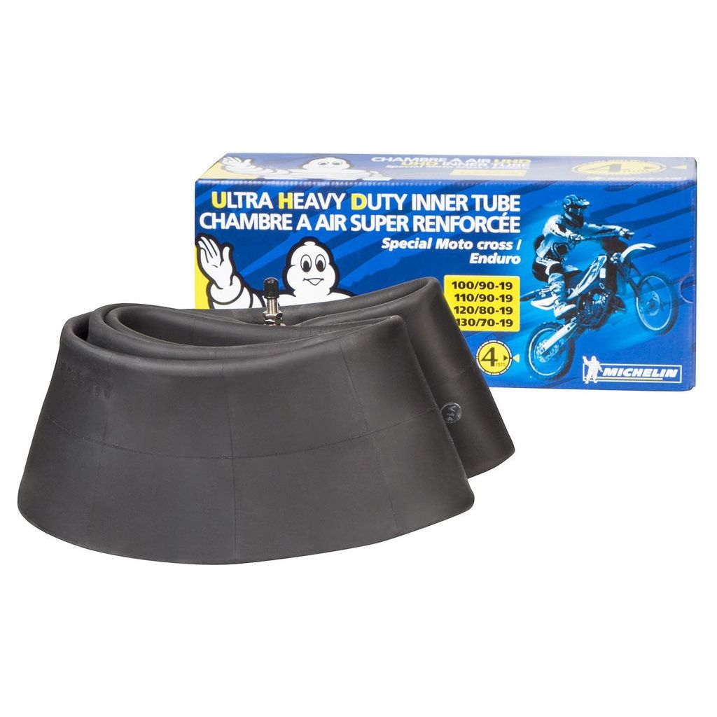 Tjockslang Michelin UHD 4mm 100-110/90-19" rak ventil - ÖREBRO MC SERVICE