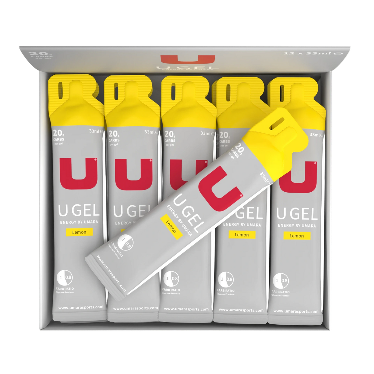 UMARA U GEL 20g Kolhydrater - 12st Citron - ÖREBRO MC SERVICE