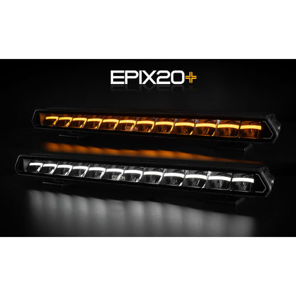 LEDSON Epix20+ Prime LED-Ramp 20" 180W Powerboost, orange/vit pos - ÖREBRO MC SERVICE