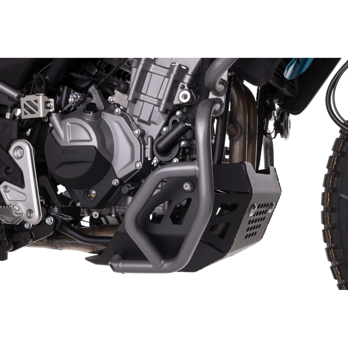 Nedre motorbågar Silver CFMOTO 450 MT - ÖREBRO MC SERVICE