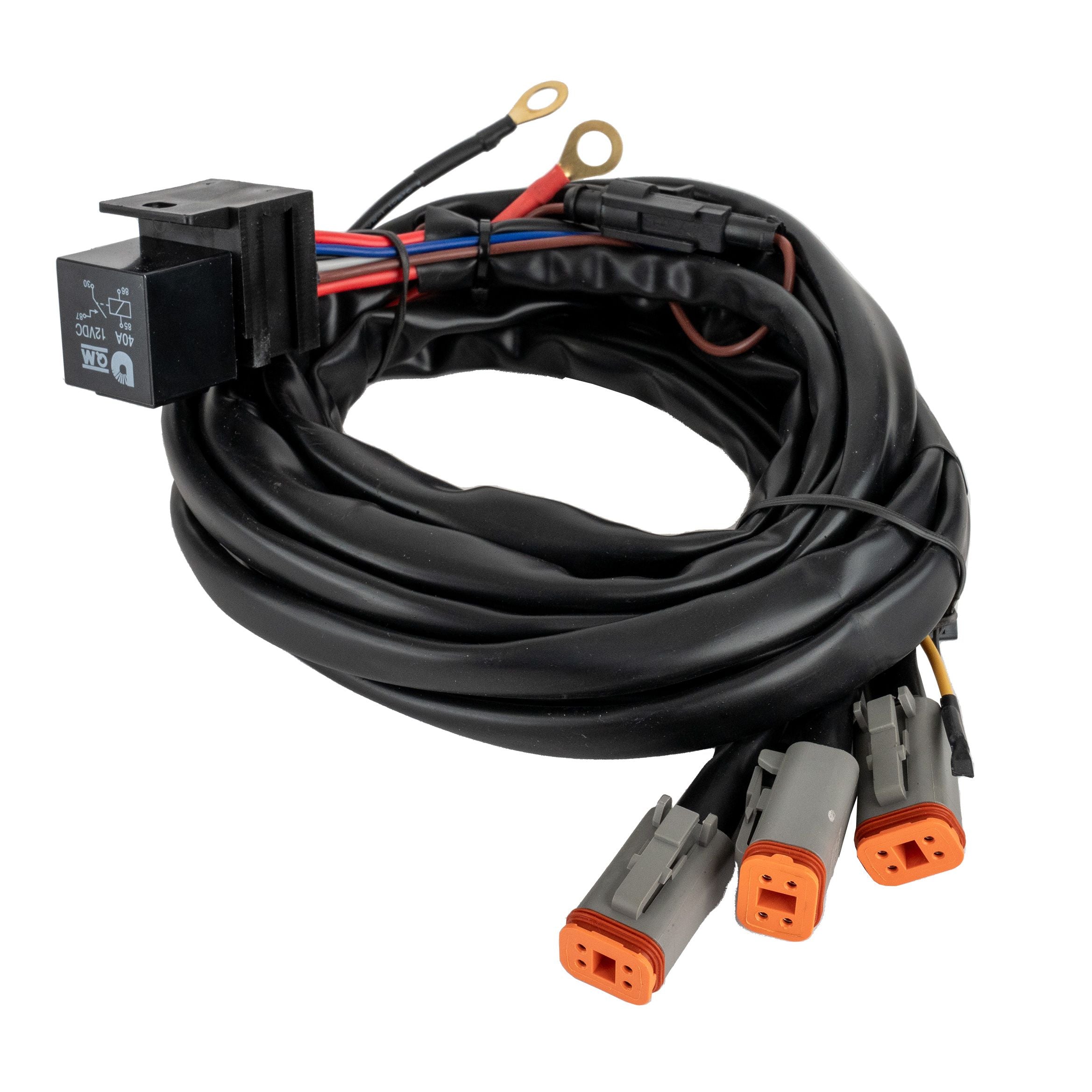 LEDSON DT-4 Kablage 12V med relä, 4-polig, DT - ÖREBRO MC SERVICE