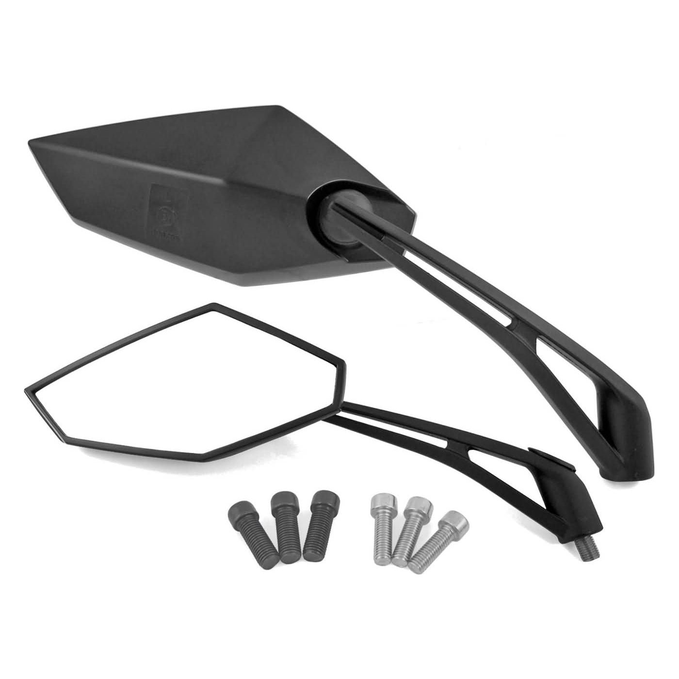Backspeglar kit Svart M8/M10 2-pack - ÖREBRO MC SERVICE