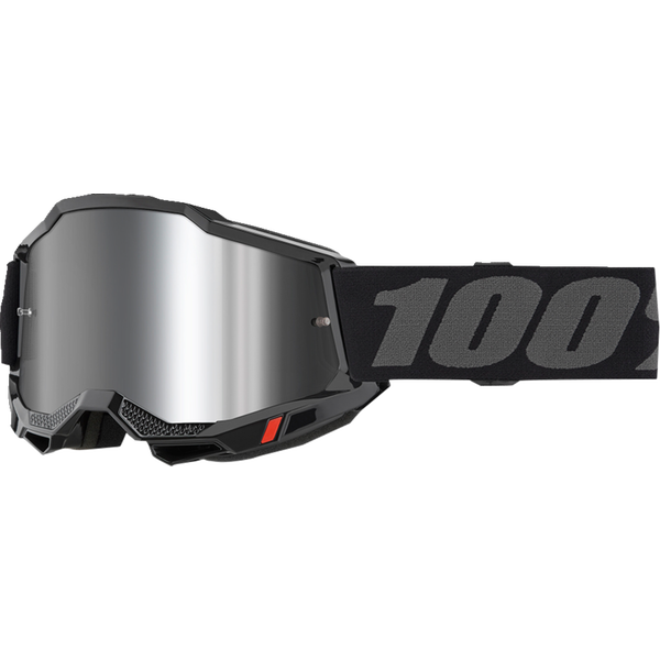 100% Goggles Accuri 2 Black MIR Spegelglas - ÖREBRO MC SERVICE