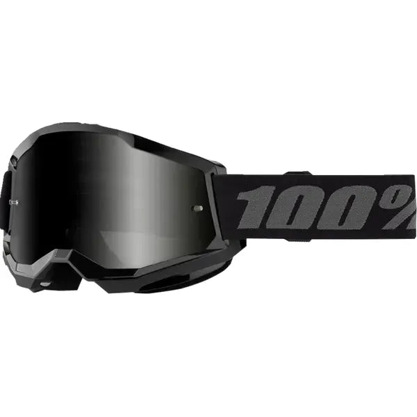 100% Goggles Strata 2 Svart Tonad lins - ÖREBRO MC SERVICE