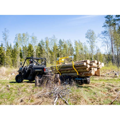 IB Komplett Timmervagn med kran boggie IB 1200 - ÖREBRO MC SERVICE