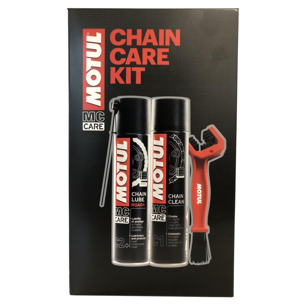 MOTUL KEDJEKIT - RENGÖRING + SPRAY + BORSTE - ÖREBRO MC SERVICE