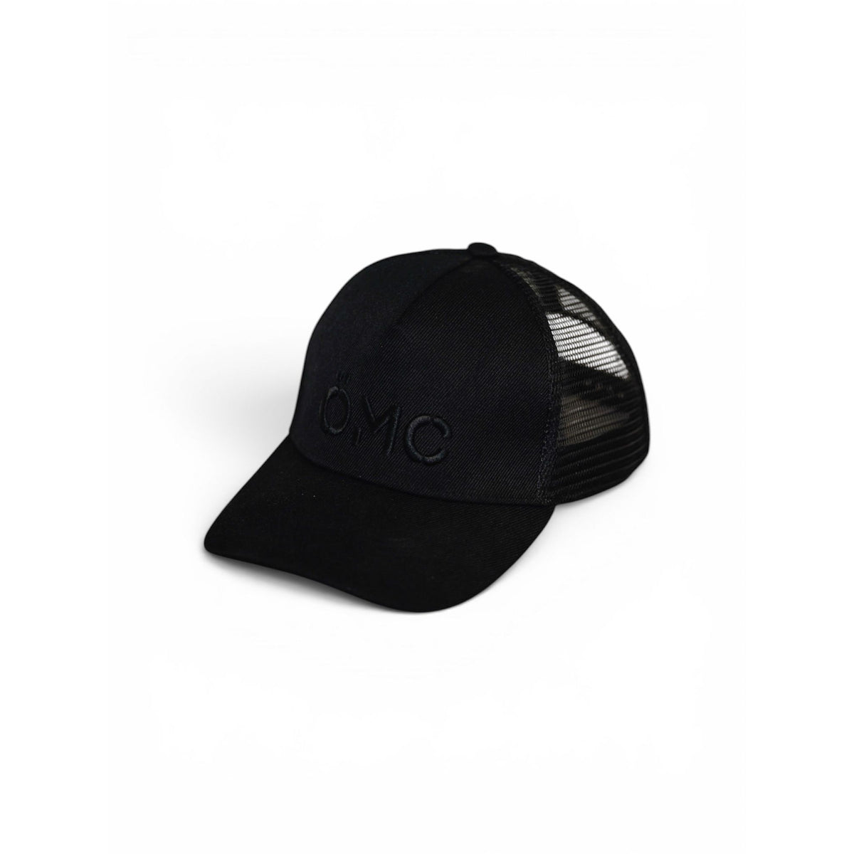 ÖMC Keps Trucker Svart 3D-brodyr - ÖREBRO MC SERVICE