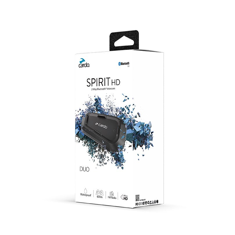 Cardo Intercom SPIRIT HD DUO 2-Pack - ÖREBRO MC SERVICE