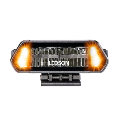 LEDSON Epix5+ Prime Strobe LED-ramp, Orange/vit pos, Blixt - ÖREBRO MC SERVICE
