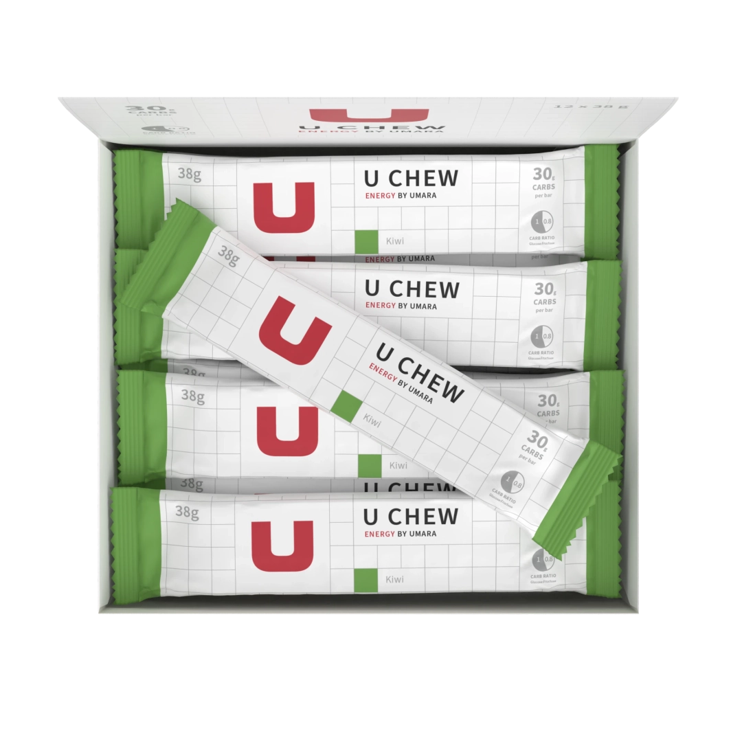 UMARA U CHEW 30g carbs - Kiwi (12-pack) - ÖREBRO MC SERVICE