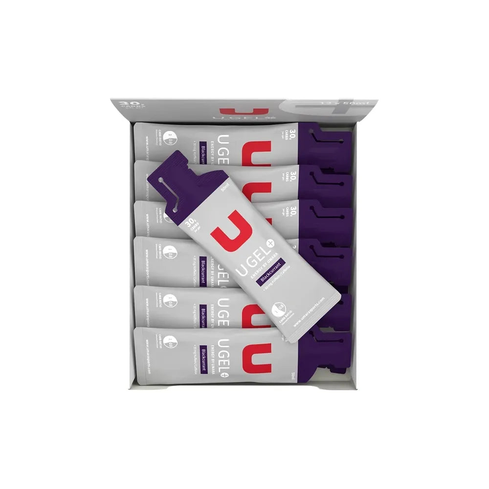 UMARA U GEL 30g Kolhydrater - 12st Svartvinbär + Koffein - ÖREBRO MC SERVICE
